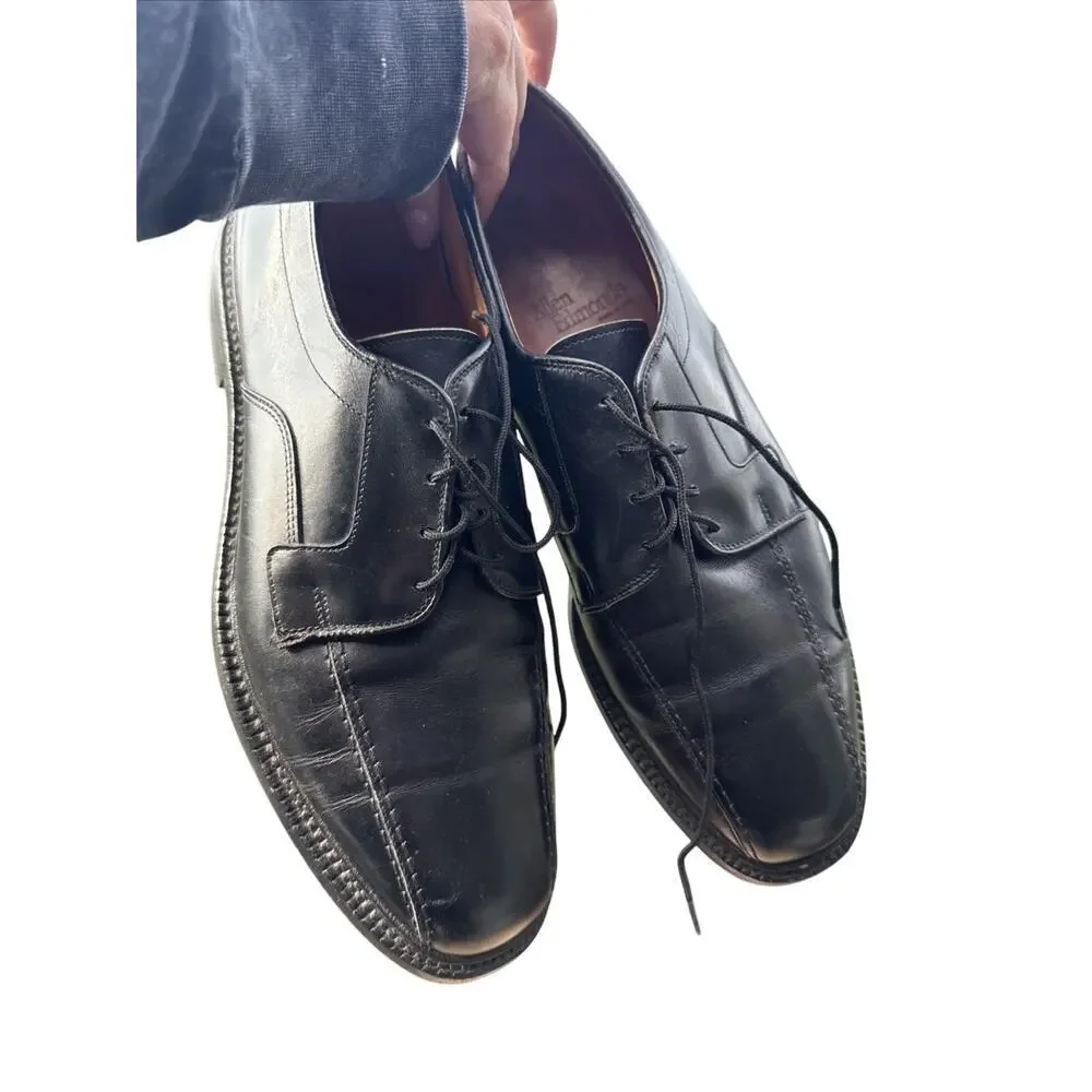 Allen Edmonds Hillcrest Shoes Oxford Lace Up Leather Black Men US 10 D 91517